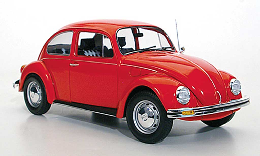 Volkswagen Kafer 1/18 Minichamps 1200 rosso 1983 modellino in miniatura