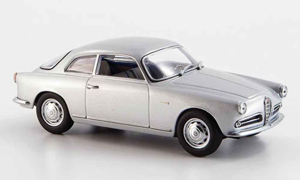 Alfa Romeo Giulietta Sprint 1/43 Minichamps Sprint grigio metallisee 1954 modellino in miniatura
