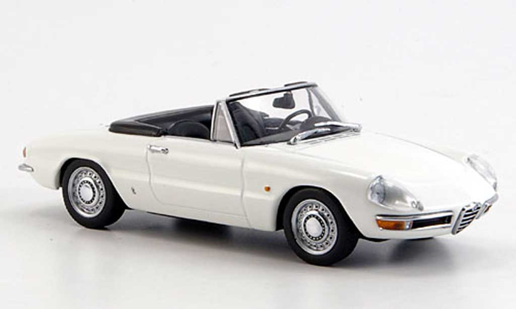 Alfa Romeo 1750 1/43 Minichamps Spider Veloce bianco 1968 modellino in miniatura