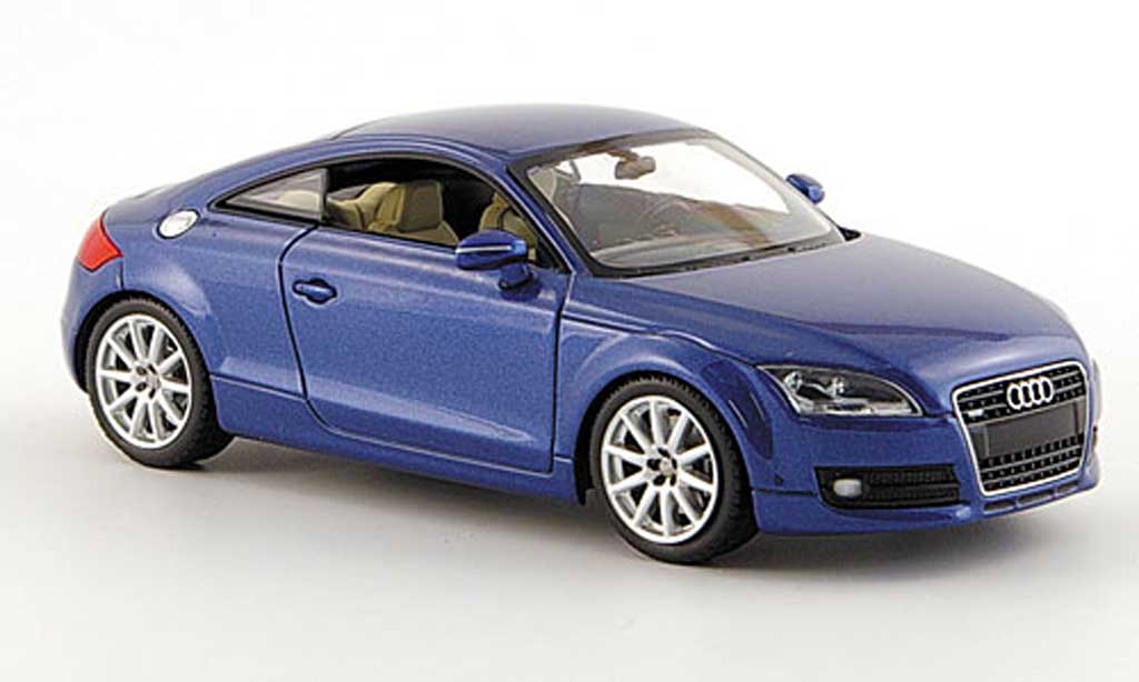 Audi TT 1/43 Minichamps blu-met. 2006 modellino in miniatura