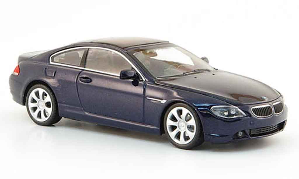 Bmw 650 E64 1/43 Minichamps E64 Coupe blu 2006 modellino in miniatura