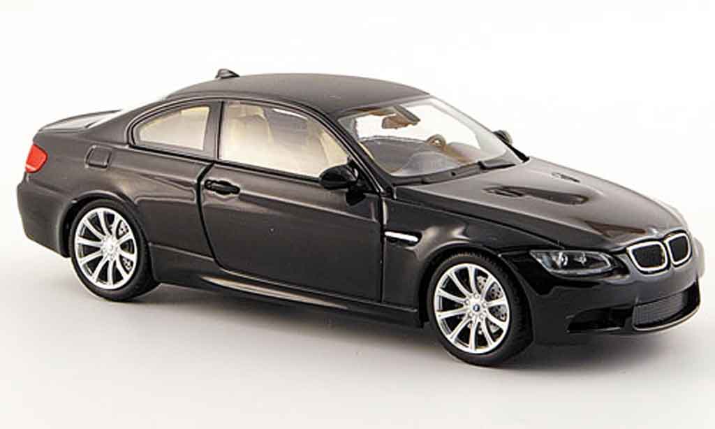 Bmw M3 E92 1/43 Minichamps E92 nero 2008 modellino in miniatura