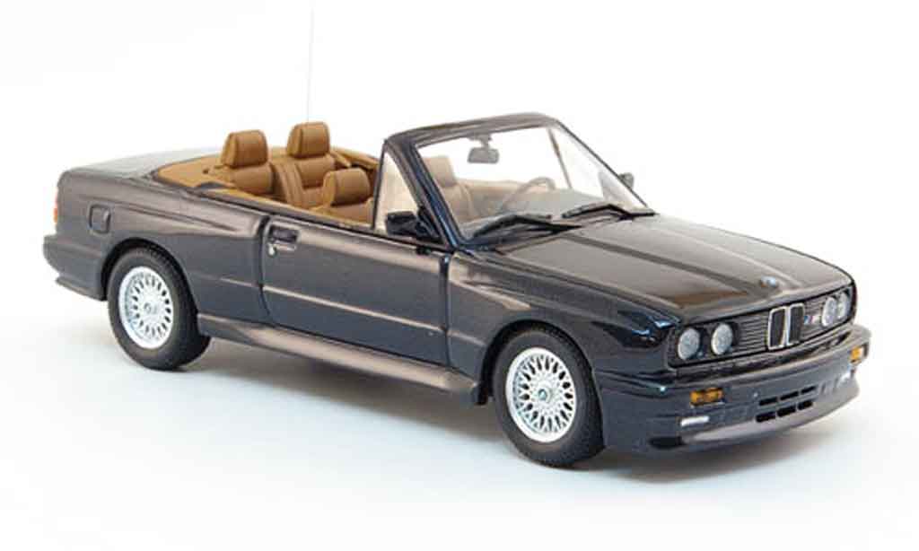 Bmw M3 E30 1/43 Minichamps E30 Cabriolet nero 1988 modellino in miniatura