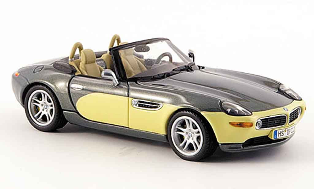 Bmw Z8 1/43 Minichamps grigio beige geoffnetes Verdeck 1999 modellino in miniatura