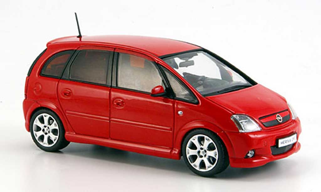 Opel Meriva 1/43 Minichamps OPC rosso 2006 modellino in miniatura