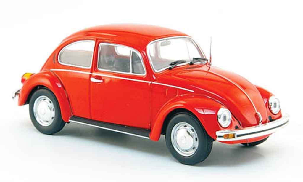 Volkswagen Coccinelle 1/43 Minichamps 1200 rosso 1983 modellino in miniatura