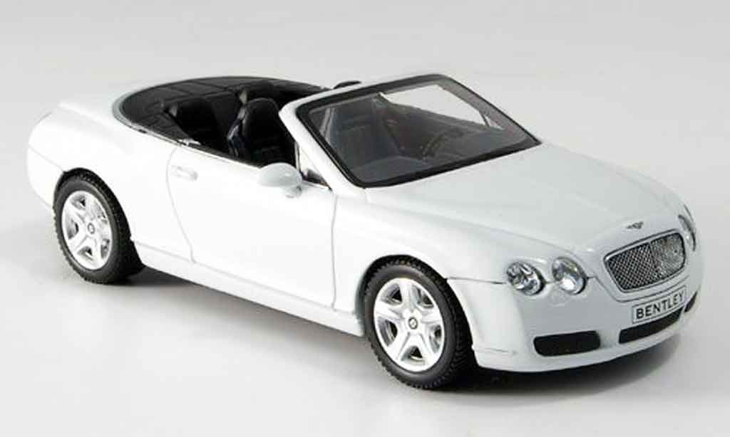 Bentley Continental GTC 1/43 Minichamps GTC bianco Linea 2007 modellino in miniatura