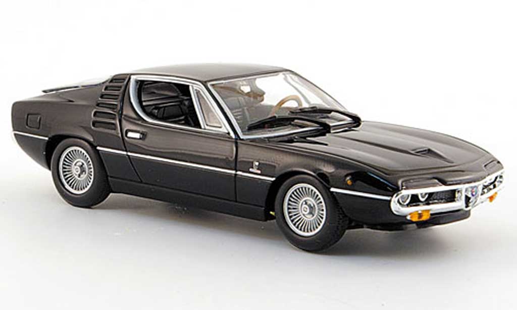 Alfa Romeo Montreal 1/43 Minichamps nero 1972 modellino in miniatura