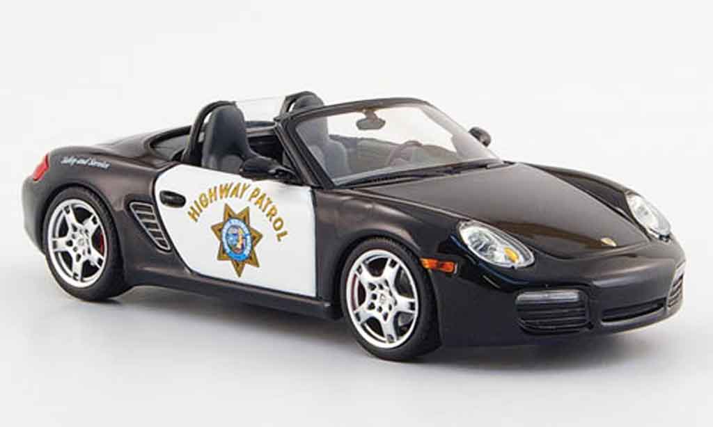 Porsche Boxster 1/43 Minichamps S Highway Patrol 2005 modellino in miniatura