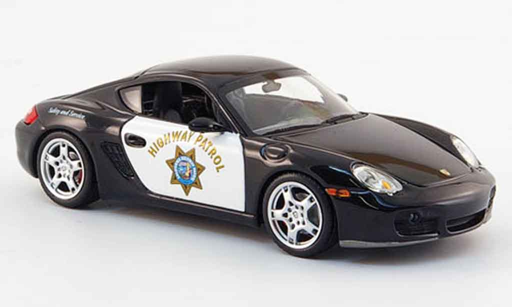 Porsche Cayman S 1/43 Minichamps S Highway Patrol 2007 modellino in miniatura