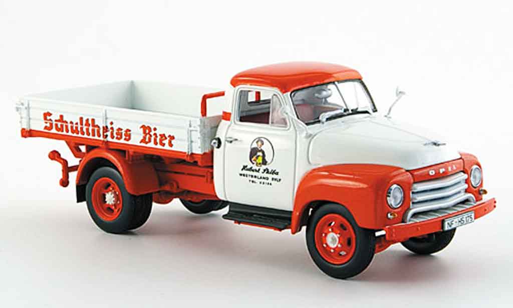 Opel Blitz 1/43 Minichamps 1.75t schultheiss pritsche 1951 modellino in miniatura