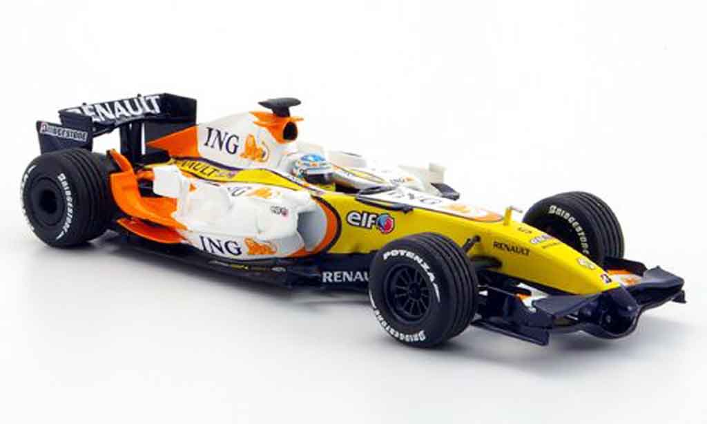 Renault F1 1/43 Minichamps r 27 f 1 team alonso test jerez 15. januar 2008 2008 modellino in miniatura
