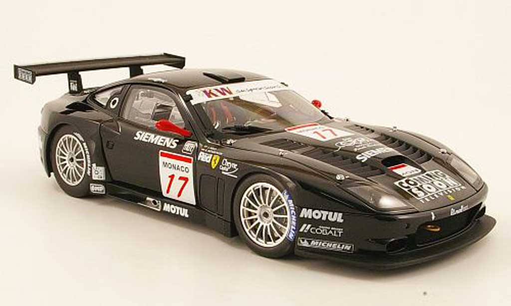 Ferrari 575 GTC 1/18 Kyosho GTC no.17 team jmb donington 2004 modellino in miniatura