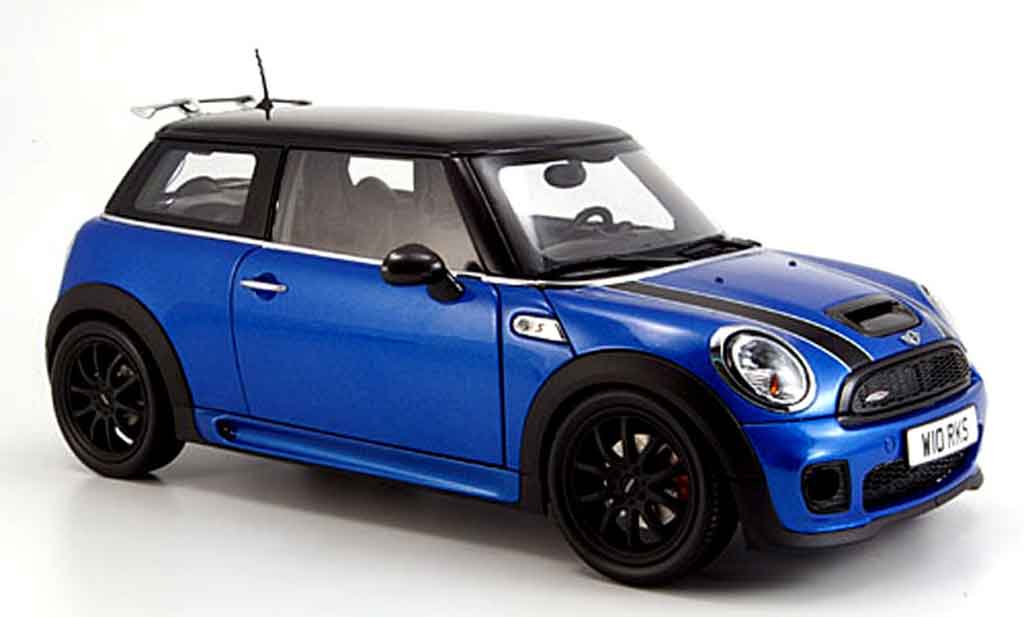 Mini Cooper JCW 1/18 Kyosho JCW r56 blu modellino in miniatura