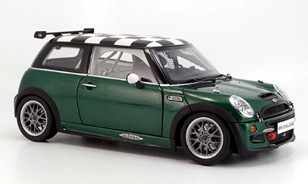 Mini Cooper JCW 1/18 Kyosho JCW challenge grun modellino in miniatura
