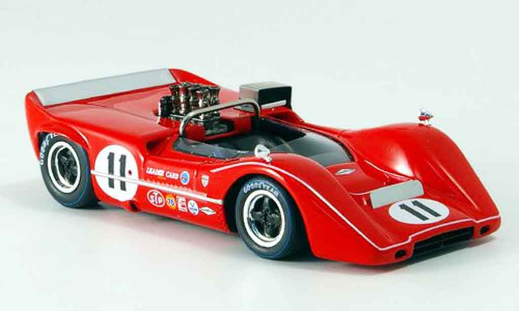 McLaren M6 1/43 Spark B No.11 L. Motschenbacher Las Vegas 1968 modellino in miniatura