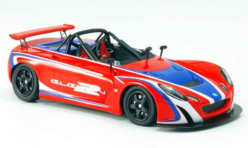 Lotus Eleven 1/43 Spark 2 rosso blu 2007 modellino in miniatura