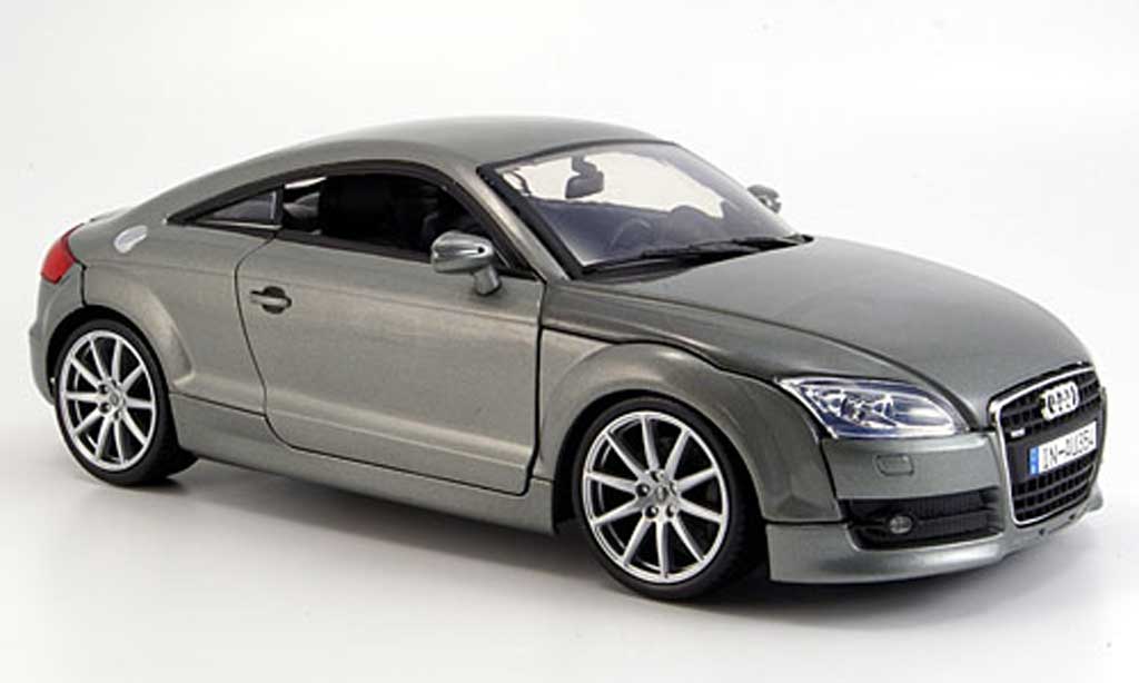 Audi TT coupe 1/18 Motormax coupe grigio 2007 modellino in miniatura