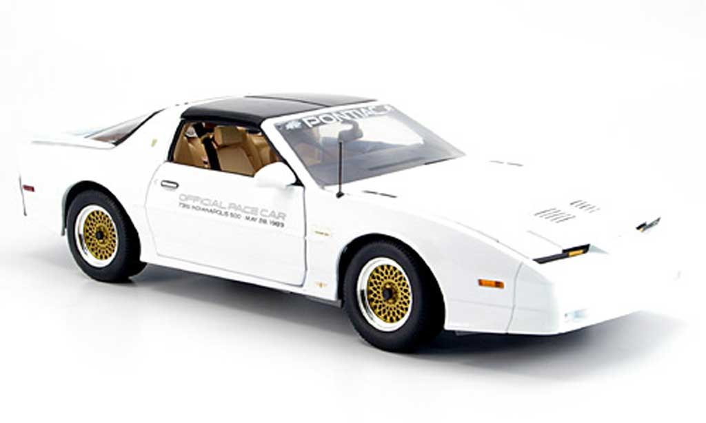 Pontiac Trans Am 1/18 Greenlight gta indy 500 pace car 1989 modellino in miniatura