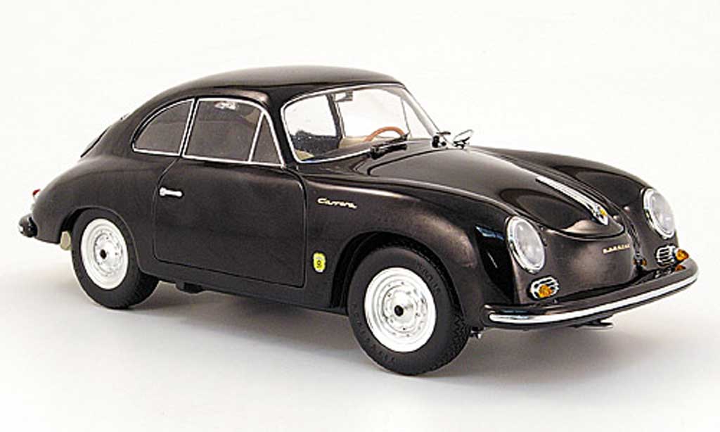Porsche 356 1955 1/18 Schuco 1955 A coupe nero modellino in miniatura