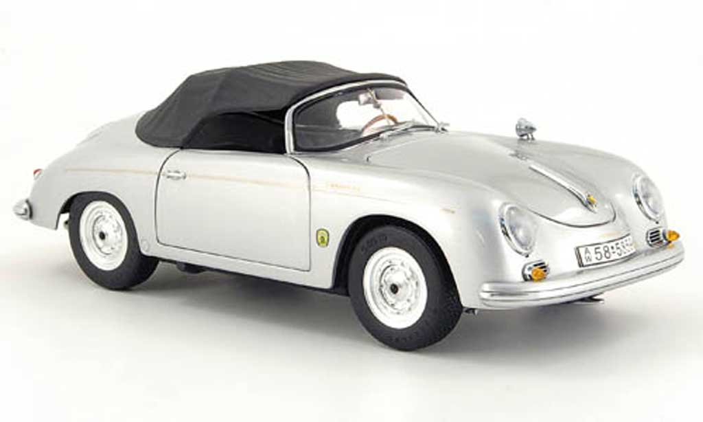 Porsche 356 1/18 Schuco speedster grigio modellino in miniatura