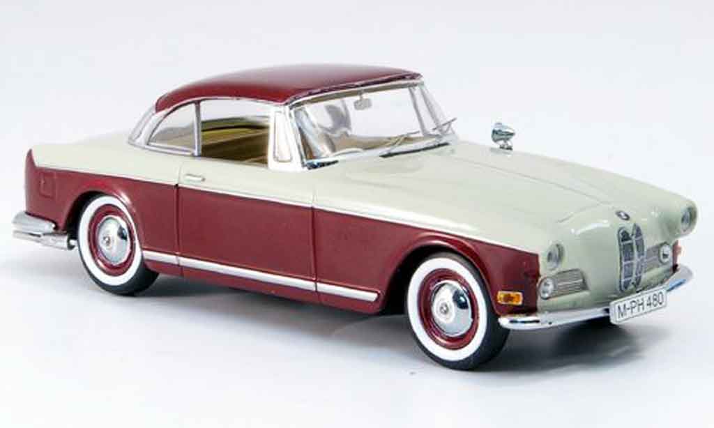 Bmw 503 1/43 Schuco Coupe rosso grigio modellino in miniatura