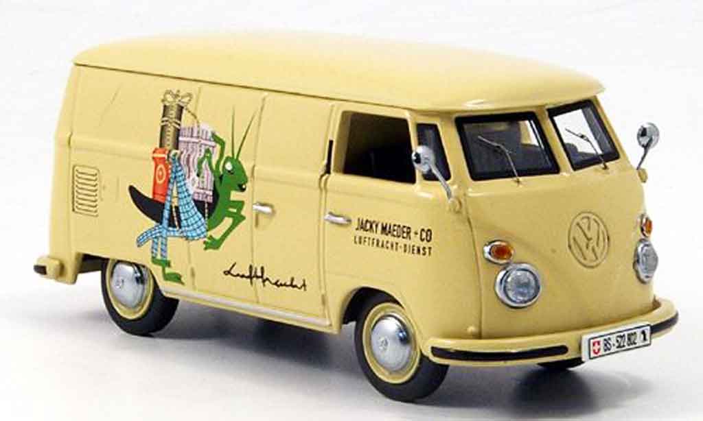 Volkswagen Combi 1/43 Schuco t 1 kasten jacky maeder luftfracht modellino in miniatura