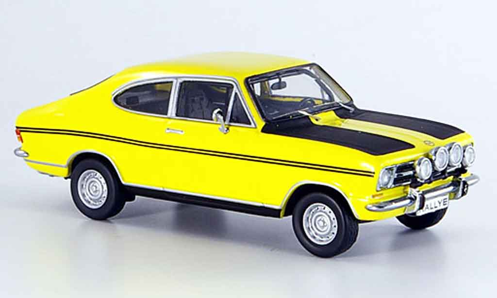 Opel Kadett B 1/43 Schuco B coupe giallo nero modellino in miniatura