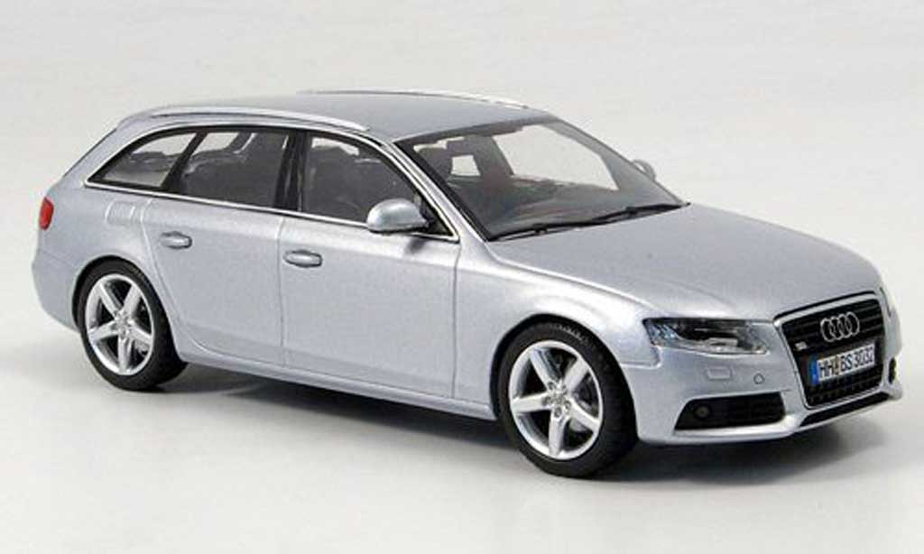 Audi A4 Avant 1/43 Minichamps Avant grigio 2008 modellino in miniatura