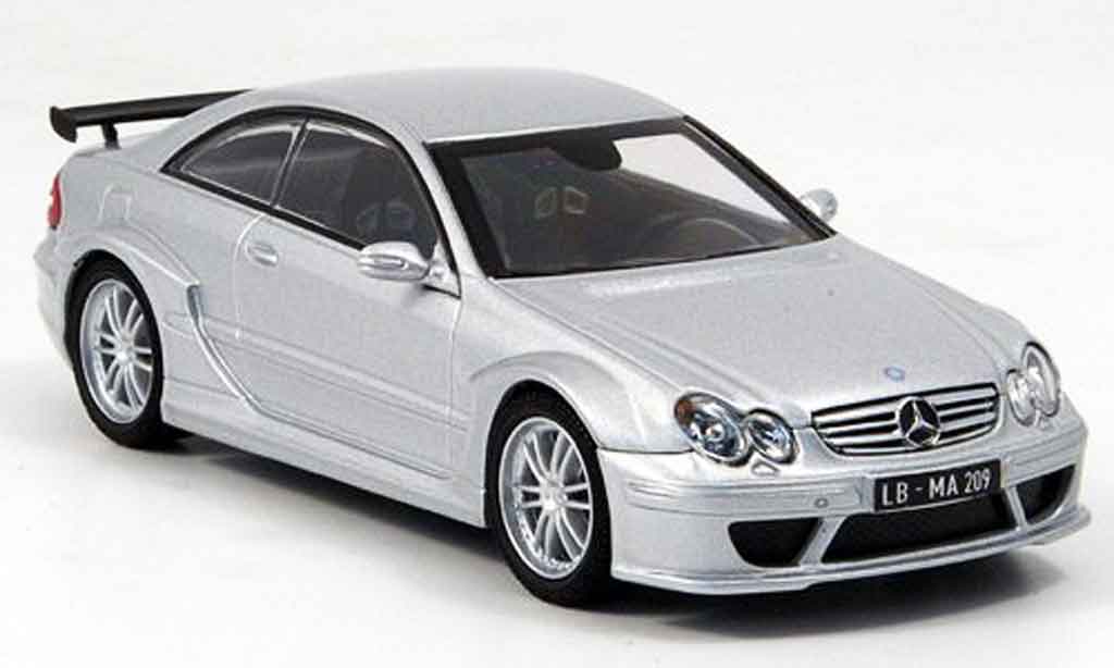 Mercedes Classe CL DTM 1/43 Kyosho K DTM AMG Coupe grigio metallisee modellino in miniatura