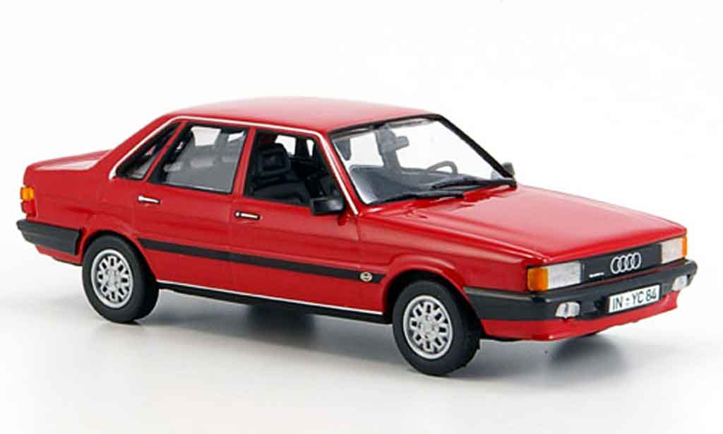Audi 80 quattro 1/43 Norev rosso 1985 modellino in miniatura
