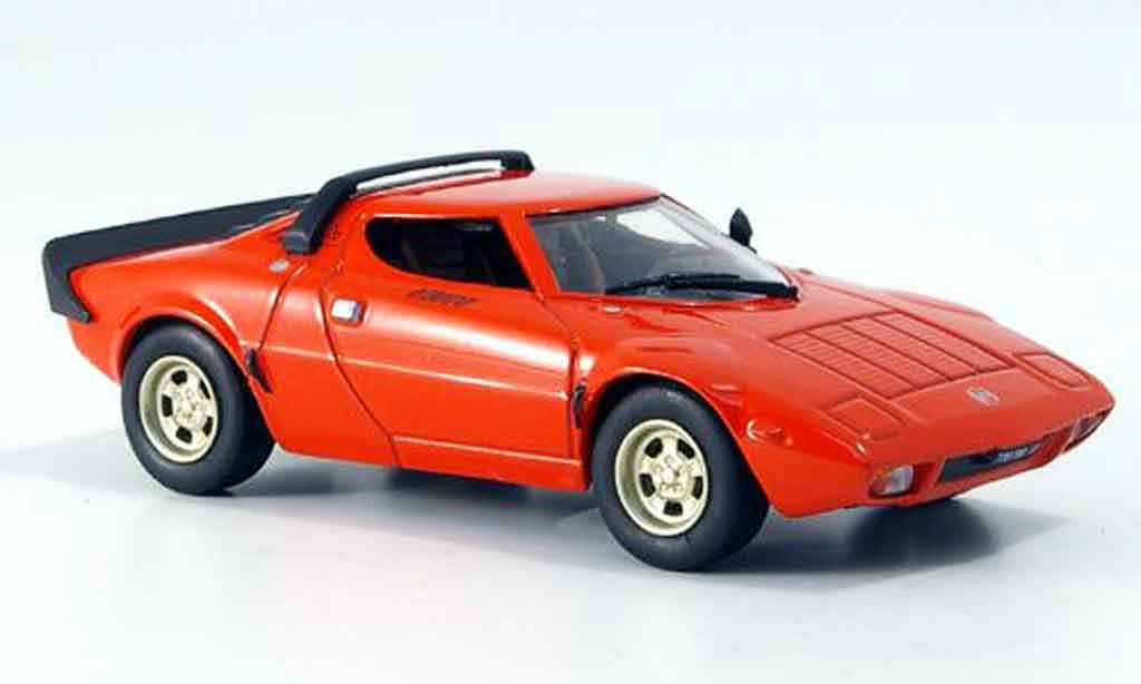 Lancia Stratos HF 1/43 Norev HF hf stradale rosso 1973 modellino in miniatura