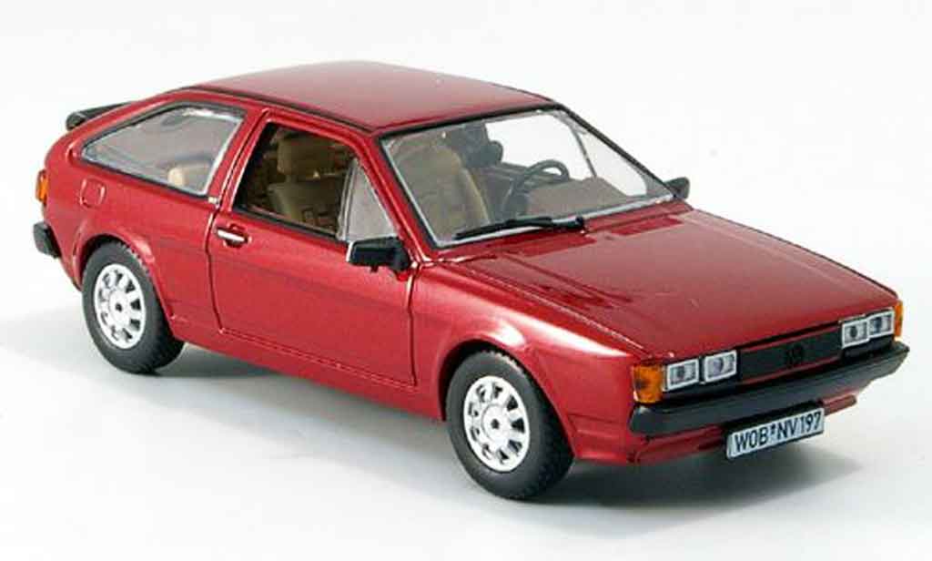 Volkswagen Scirocco 1/43 Norev scirocco ii gt rosso 1980 modellino in miniatura