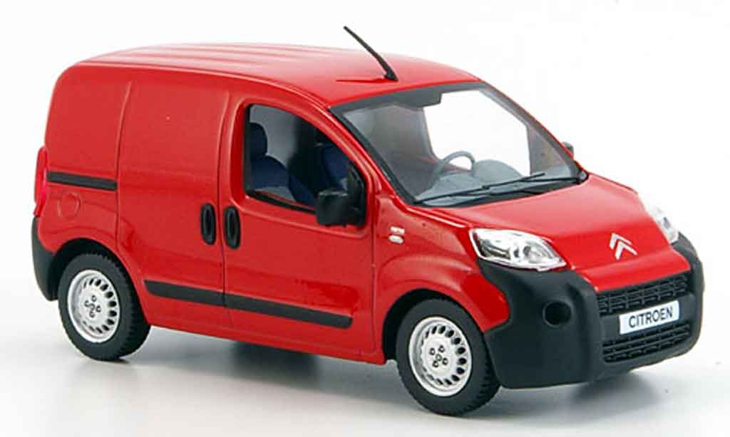 Citroen Nemo 1/43 Norev rosso kastenwagen 2008 modellino in miniatura