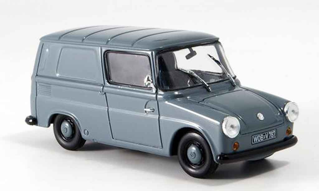Volkswagen Combi 1/43 Norev typ 147 fridolin grigio 1965 modellino in miniatura