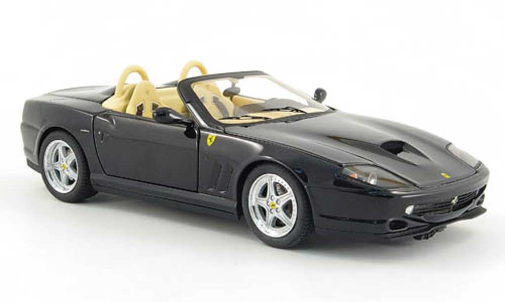 Ferrari 550 Barchetta 1/18 Hot Wheels Elite Barchetta pininfarina nero modellino in miniatura