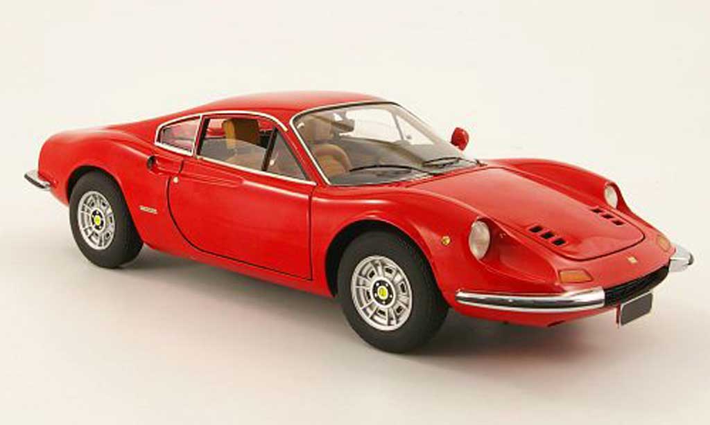 Ferrari 246 1/18 Hot Wheels dino rosso modellino in miniatura