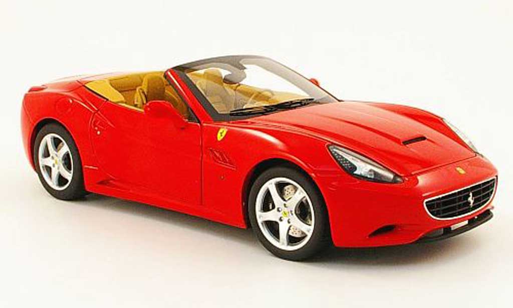 Ferrari California 2008 1/18 Hot Wheels Elite 2008 v8 rosso elite special ed. in klappbox modellino in miniatura