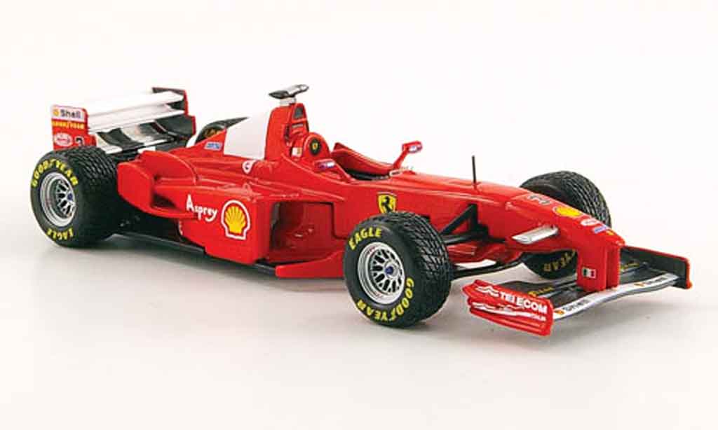 Ferrari F1 1/43 Hot Wheels Elite f300 no.3 m.schumacher gp grigiostone 1998 modellino in miniatura