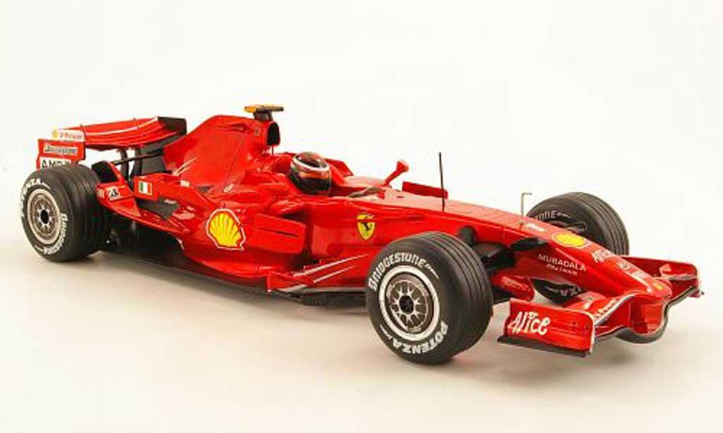 Ferrari F1 1/18 Hot Wheels F2008 K. Reikkonen 2008 modellino in miniatura