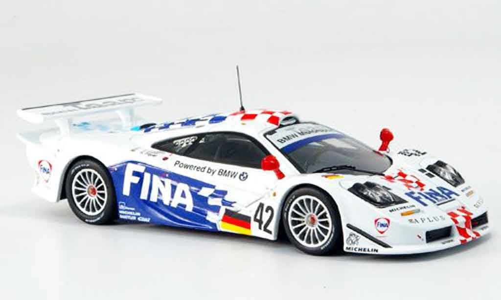 McLaren F1 1/43 IXO GTR No.42 FINA Le Mans 1997 modellino in miniatura