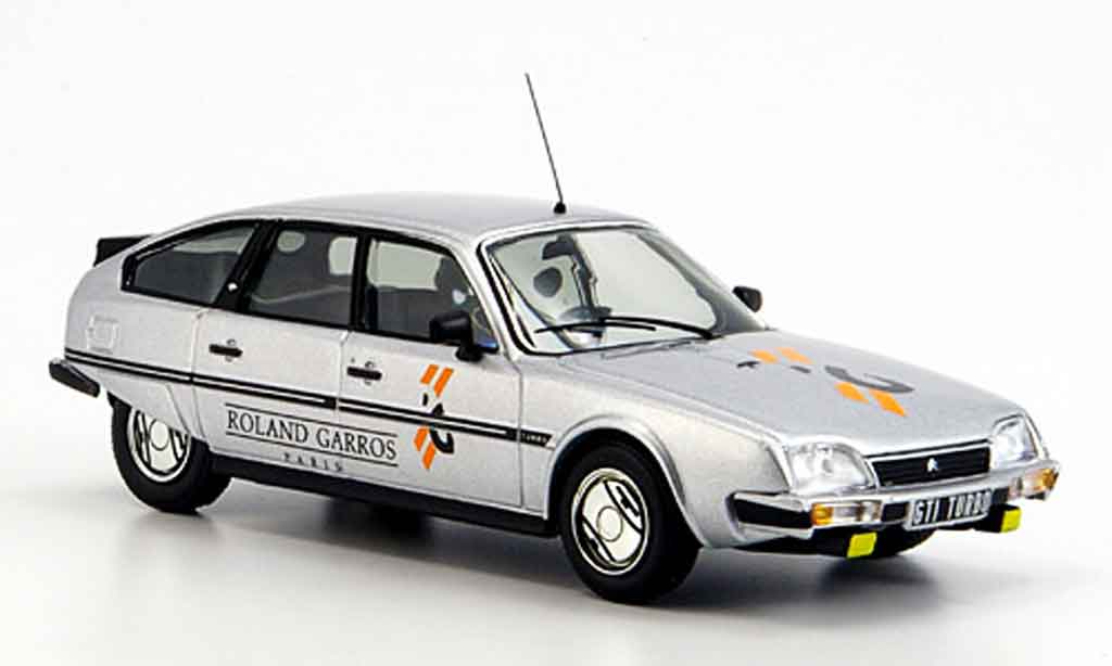Citroen CX 1/43 IXO grigio metallisee roland garros 1985 modellino in miniatura