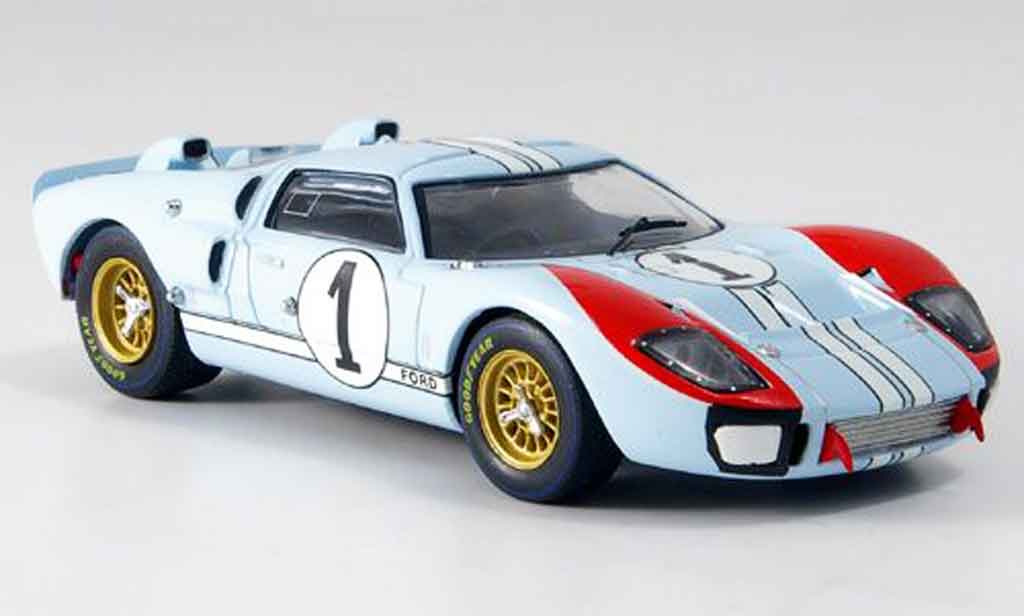 Ford GT40 1/43 IXO GT 40 MKII No.1 Miles Hulme Zweiter Le Mans 1966 modellino in miniatura