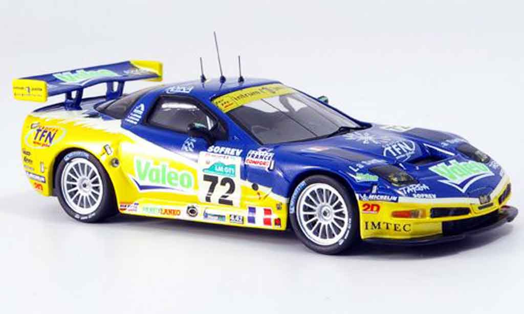 Chevrolet Corvette C6 1/43 IXO C6 R No.72 Valeo Le Mans 2006 modellino in miniatura