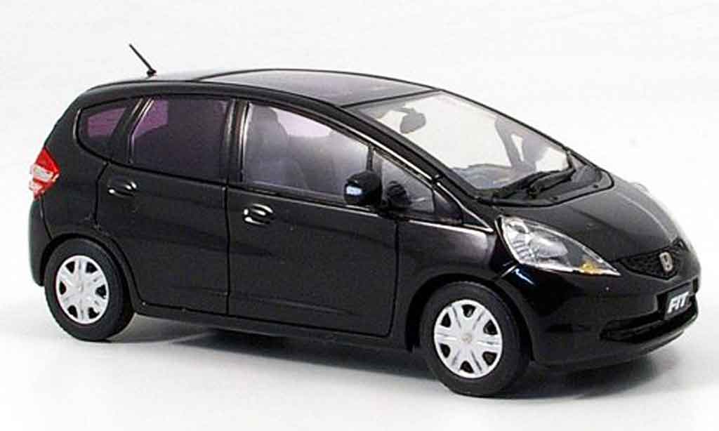 Honda Jazz 1/43 Ebbro Fit Skyroof nero 2008 modellino in miniatura