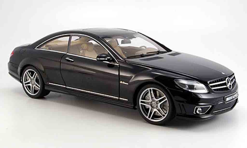 Mercedes Classe CL 1/18 Autoart 63 amg (c 216) nero avec ledersitzen modellino in miniatura