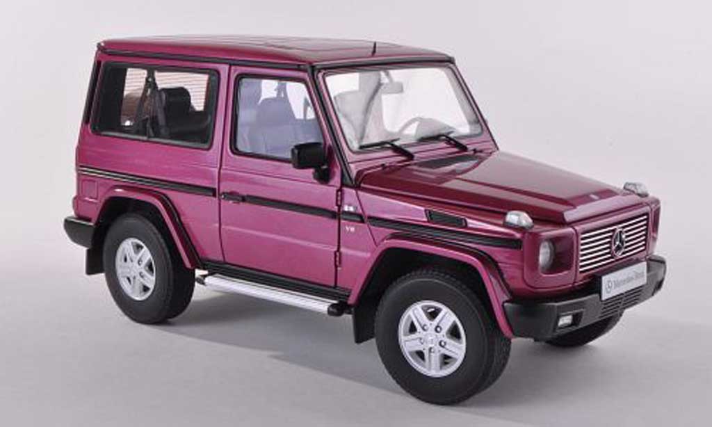 Mercedes Classe G 1/43 Autoart G500 SWB rosso 1998 modellino in miniatura
