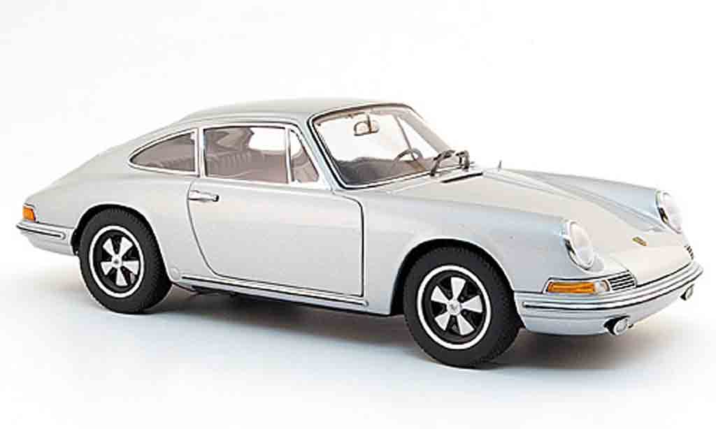 Porsche 911 S 1/18 Autoart S grigio 1968 modellino in miniatura