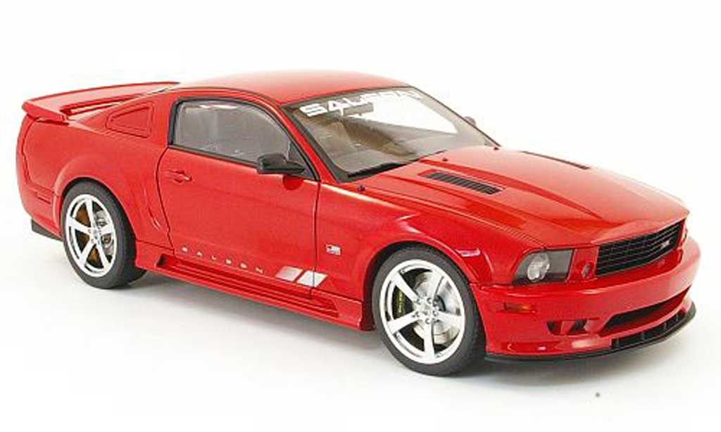 Ford Mustang Saleen 1/18 Autoart Saleen s281 extreme rosso 2007 modellino in miniatura