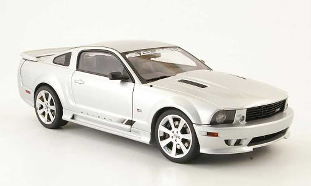 Ford Mustang Saleen 1/18 Autoart Saleen s281 grigio clair metallized modellino in miniatura